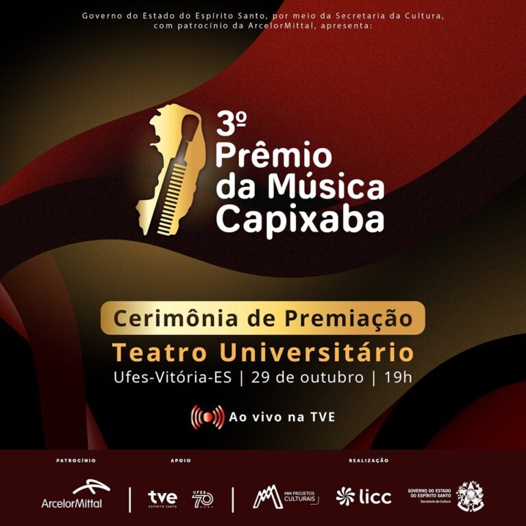 Conheça os finalistas do 3º Prêmio da Música Capixaba